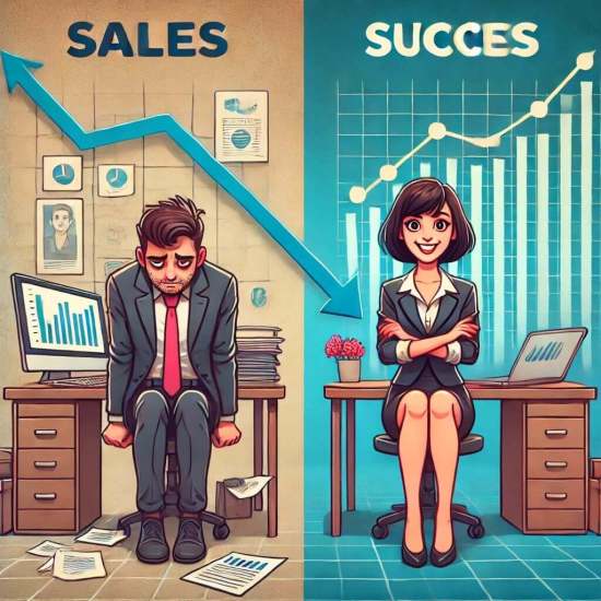 A picture to illustrate the impact of sales training to support a page about our UK sales training courses.