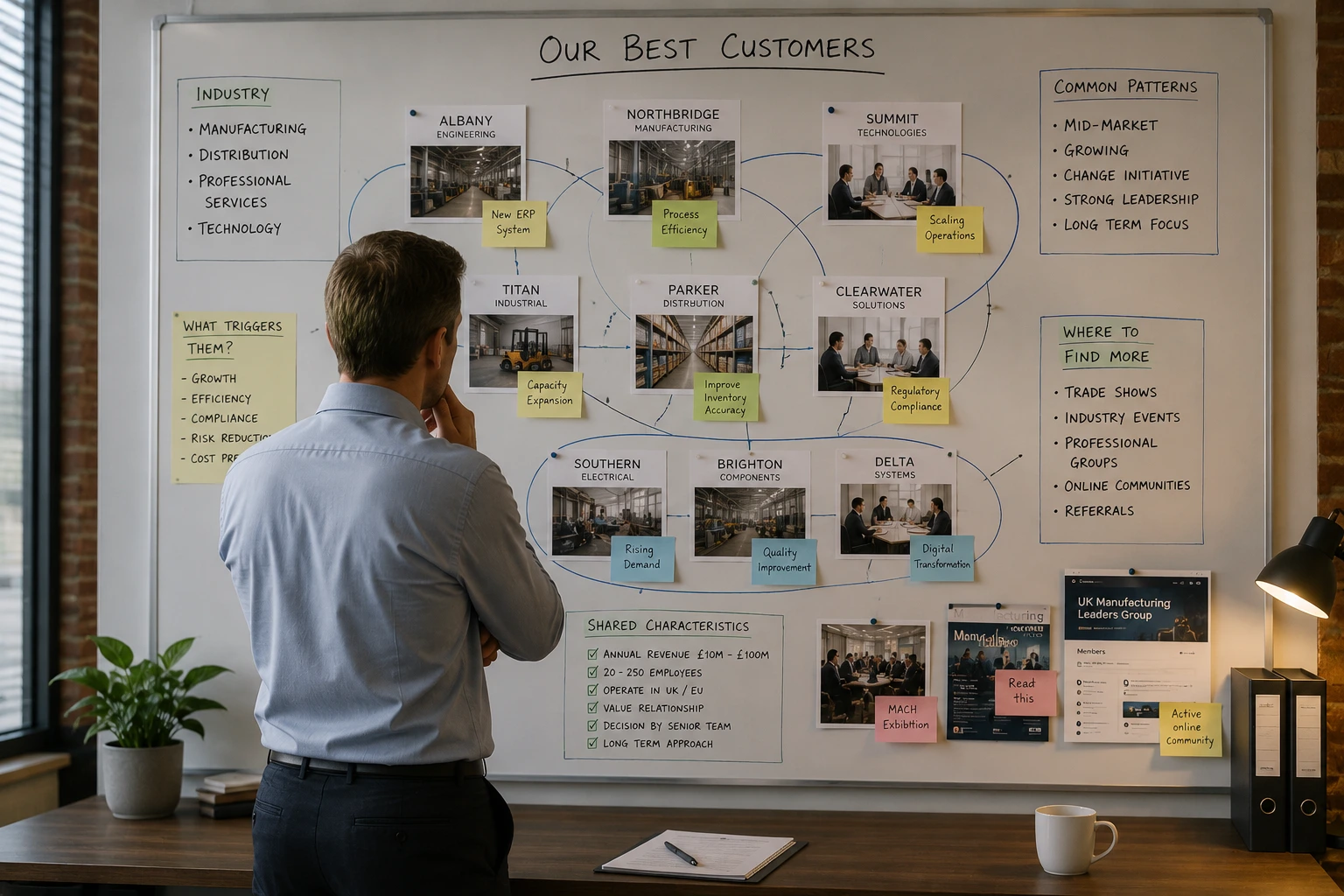 A picture to illustrate an article about sales prospecting and ideal customer profiles.